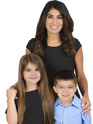 Carla with her kids