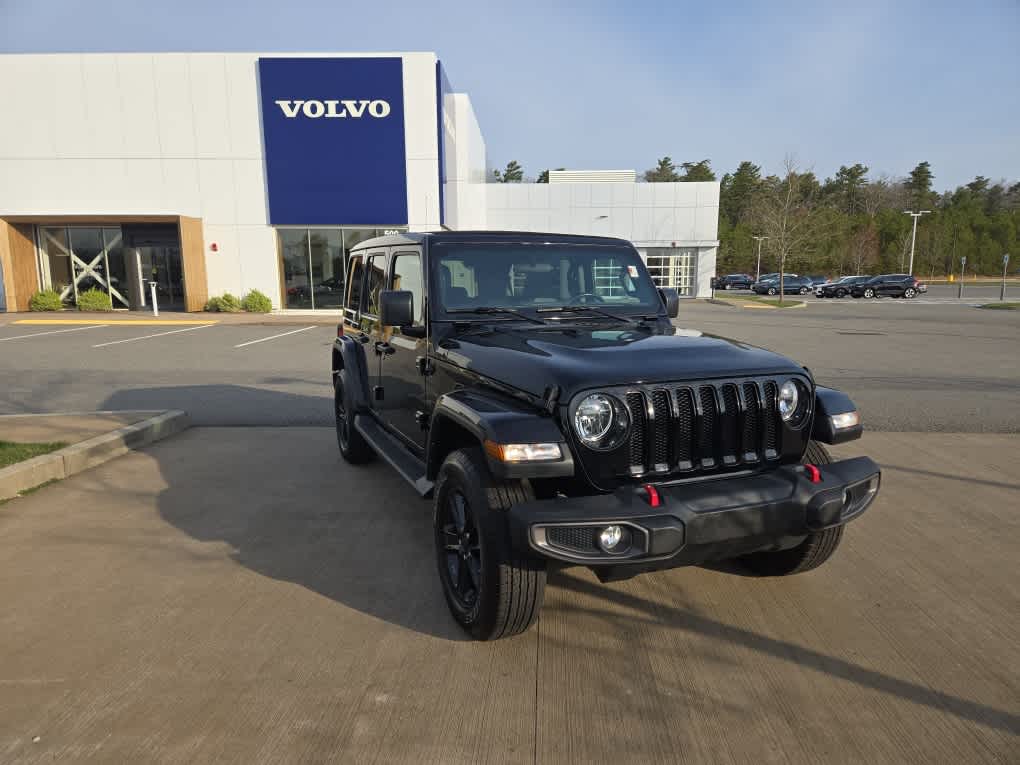 Used 2021 Jeep Wrangler Unlimited Sahara Altitude with VIN 1C4HJXEN1MW774516 for sale in Plymouth, MA