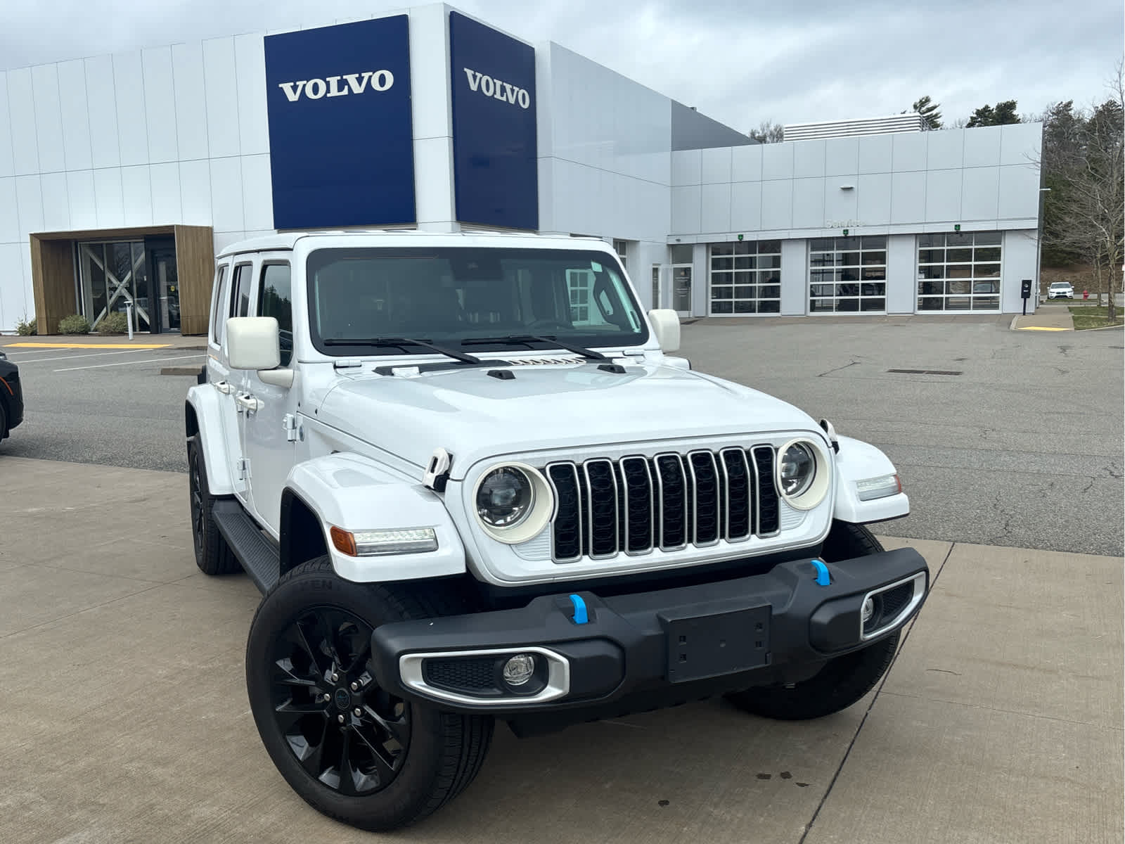 Used 2024 Jeep Wrangler 4xe Sahara 4XE with VIN 1C4RJXP66RW221376 for sale in Plymouth, MA