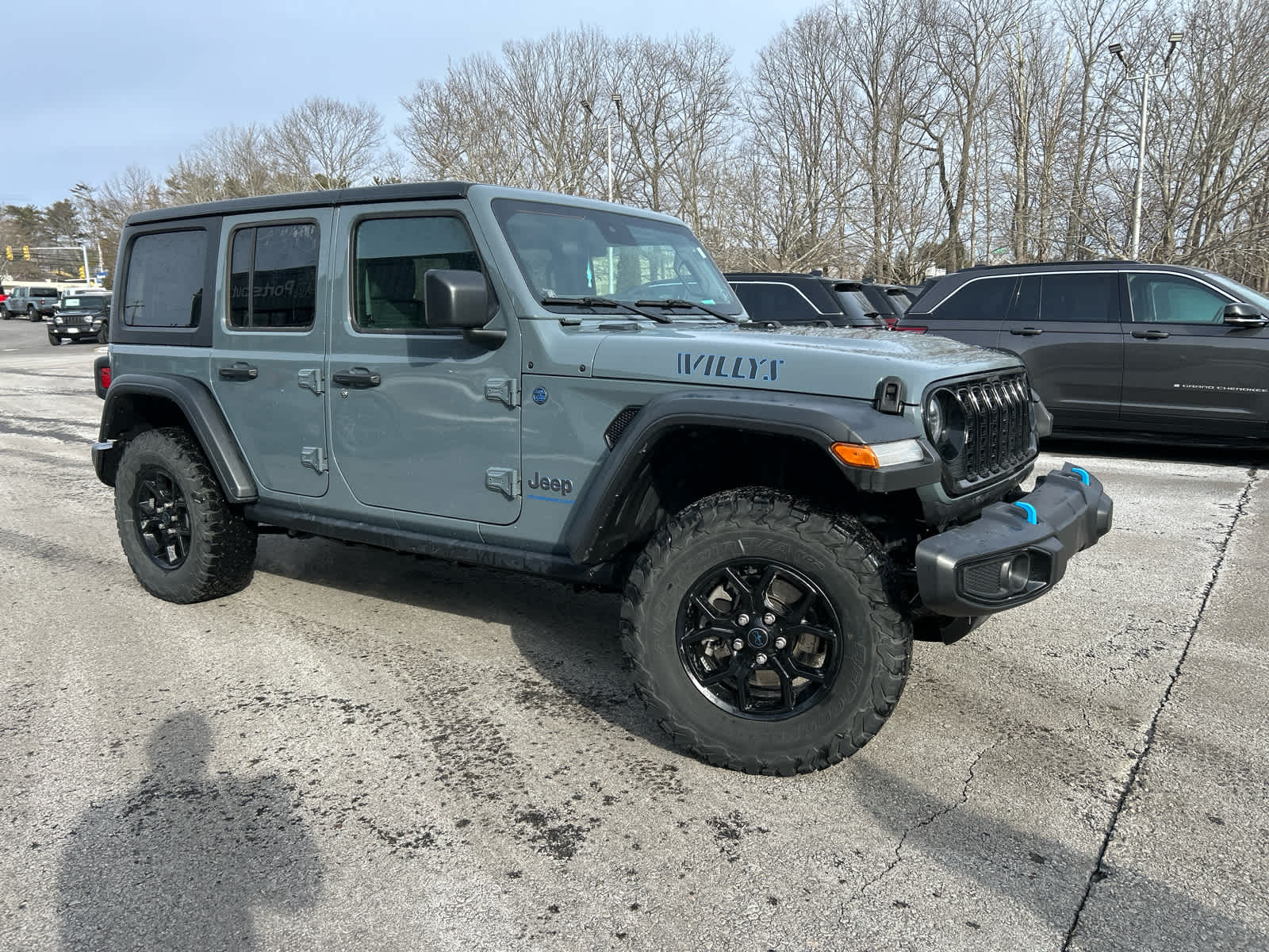 Used 2024 Jeep Wrangler 4xe Willys 4XE with VIN 1C4RJXN67RW218747 for sale in Plymouth, MA