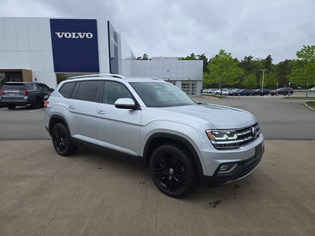 Used 2018 Volkswagen Atlas SEL with VIN 1V2MR2CA7JC595077 for sale in Plymouth, MA