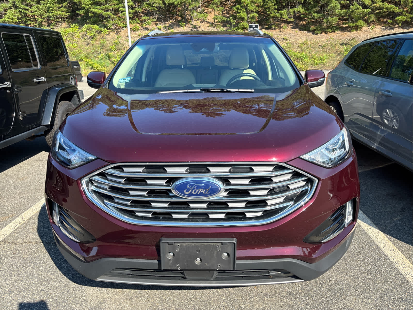 Used 2020 Ford Edge SEL with VIN 2FMPK4J96LBB15956 for sale in Plymouth, MA