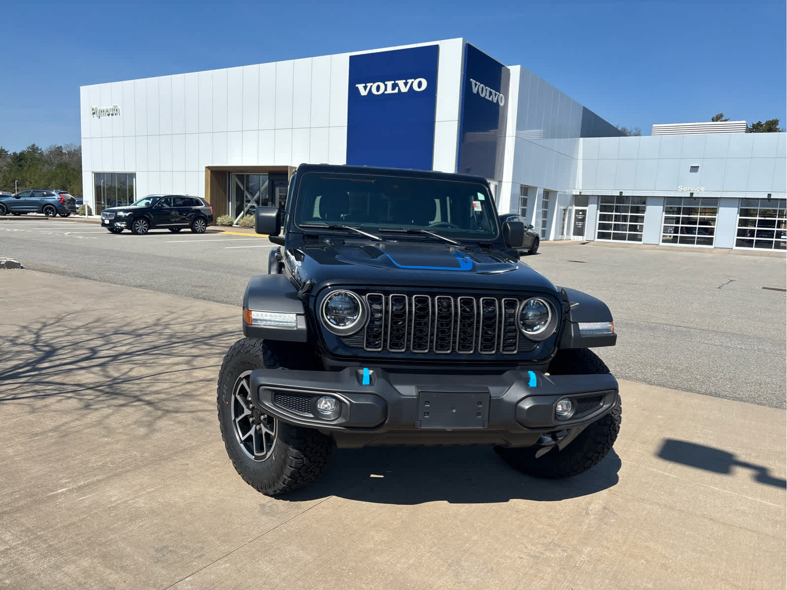 Used 2024 Jeep Wrangler 4xe Rubicon 4XE with VIN 1C4RJXR6XRW198245 for sale in Plymouth, MA