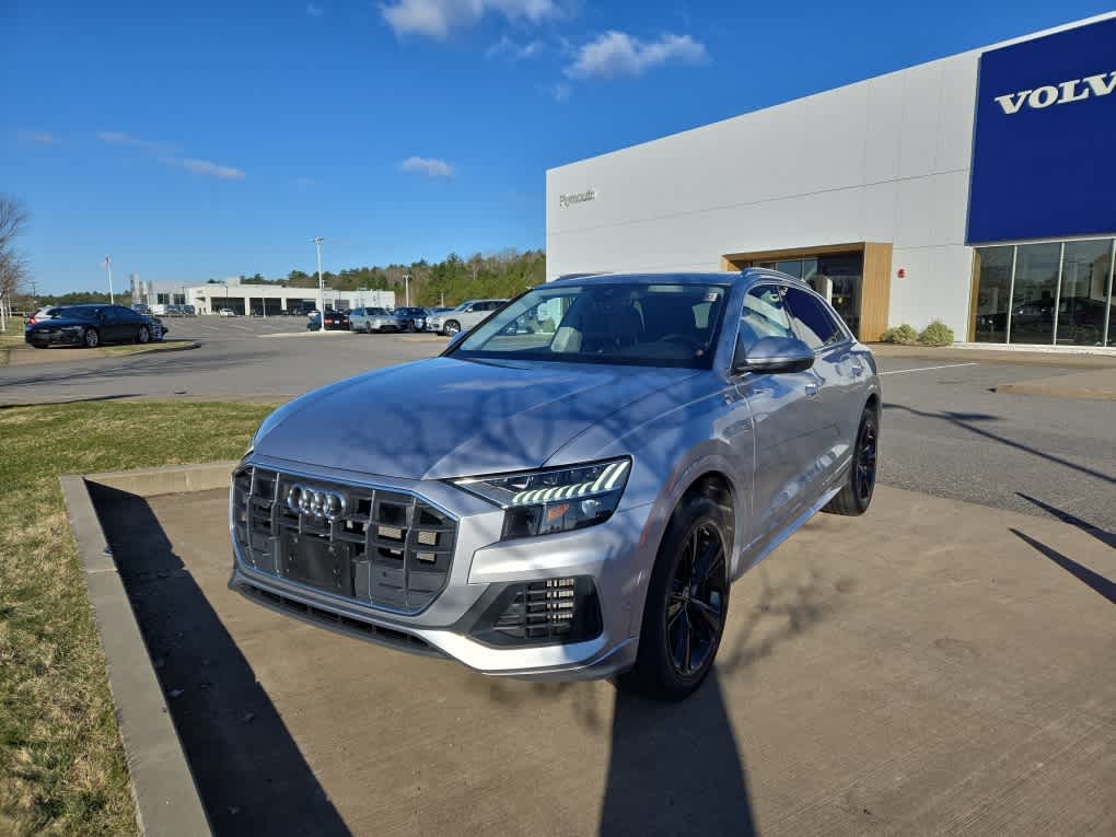 Used 2022 Audi Q8 Premium Plus with VIN WA1BVBF16ND028756 for sale in Plymouth, MA