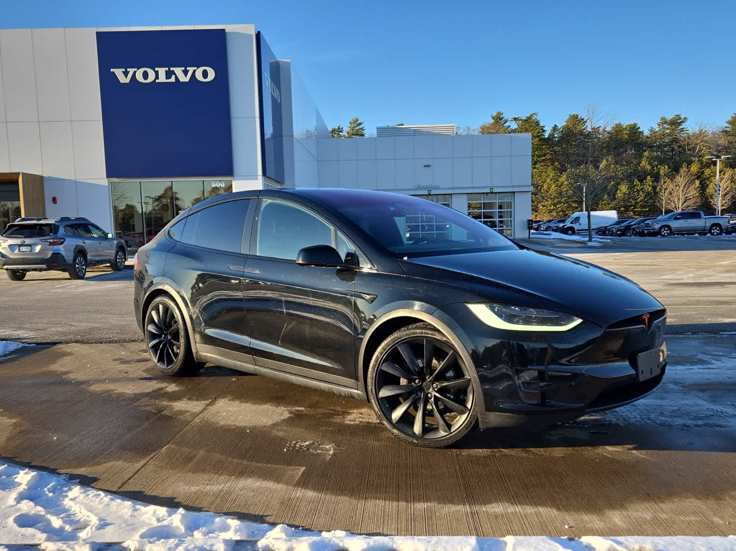 Used 2018 Tesla Model X 75D with VIN 5YJXCDE2XJF115540 for sale in Plymouth, MA