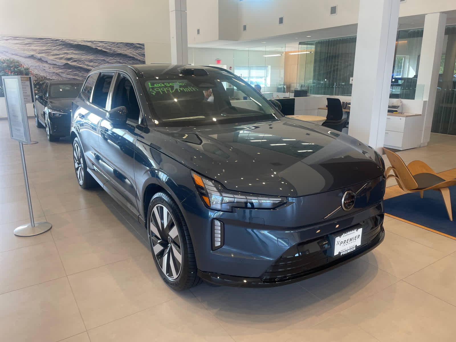 Used 2025 Volvo EX90 Ultra with VIN 7JDE23VL4SG001366 for sale in Plymouth, MA