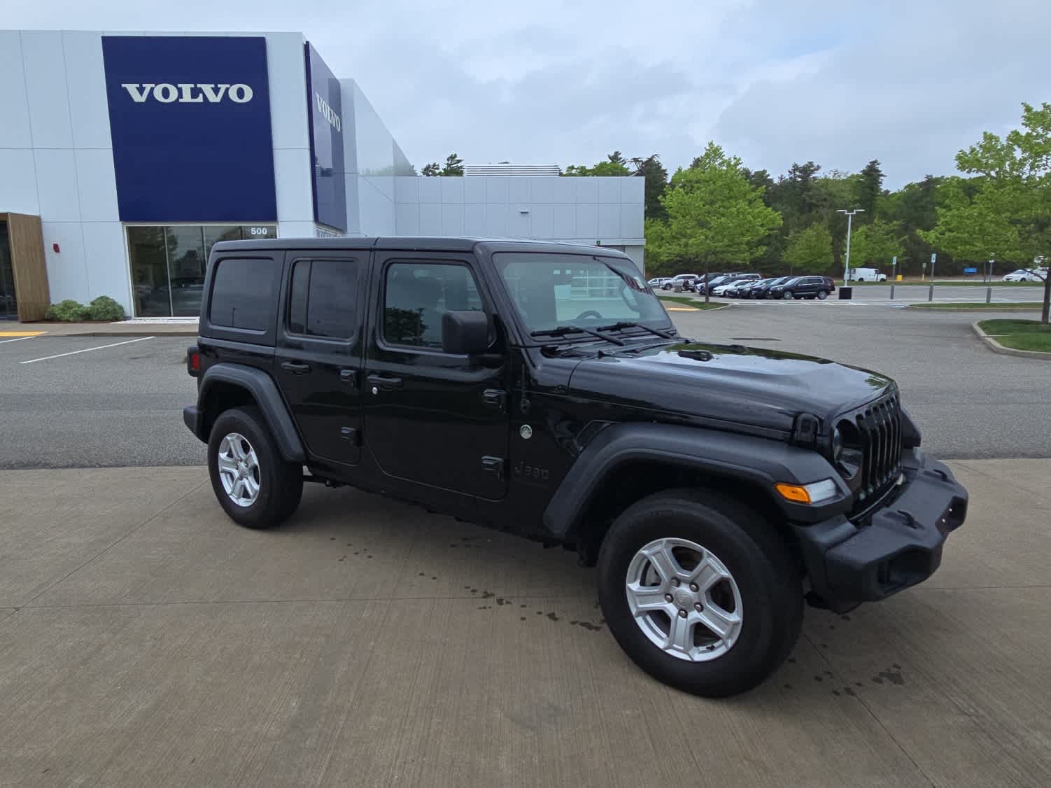 Used 2023 Jeep Wrangler 4-Door Sport S with VIN 1C4HJXDG4PW544153 for sale in Plymouth, MA