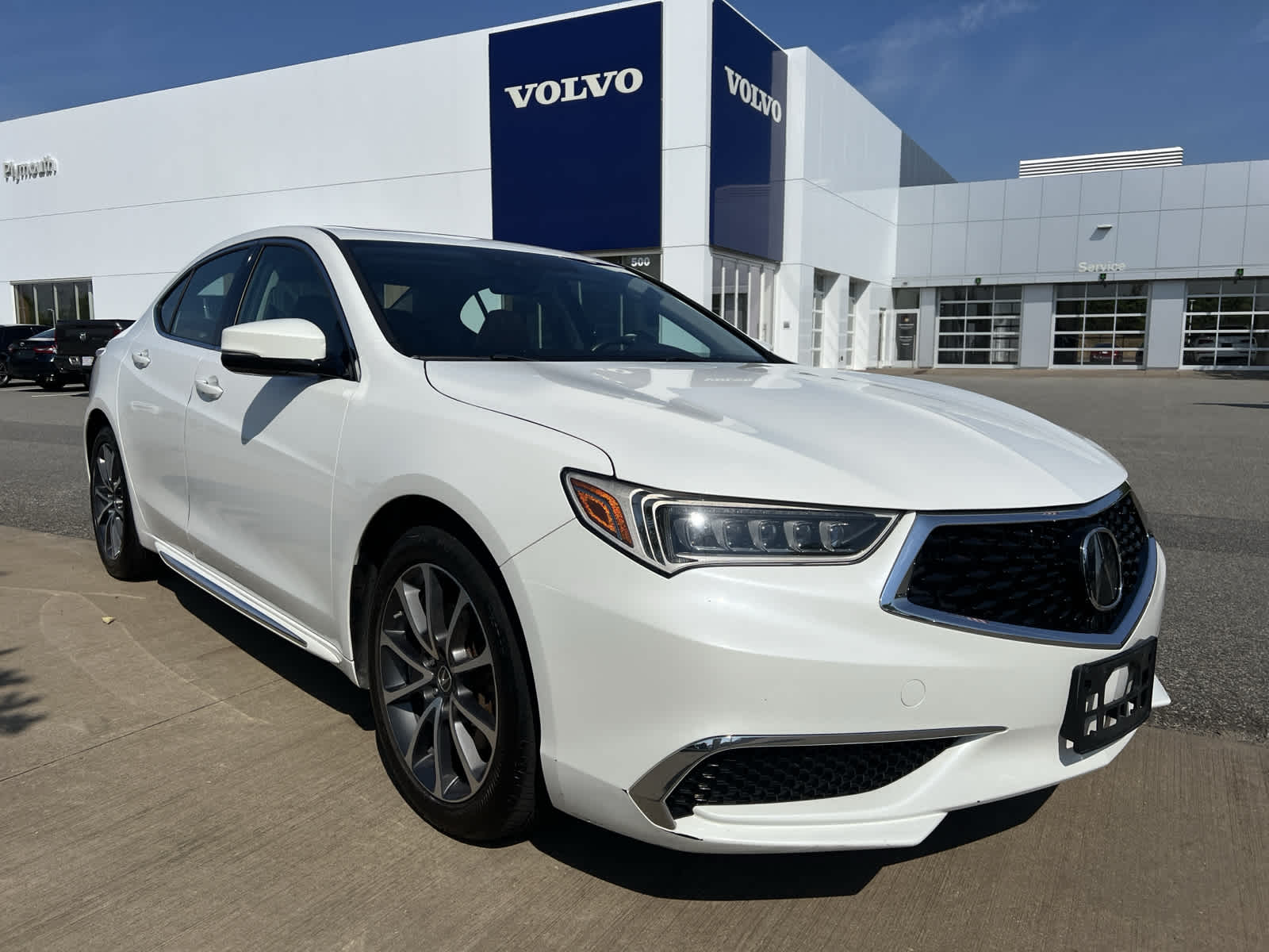 Used 2018 Acura TLX Technology Package with VIN 19UUB3F51JA001865 for sale in Plymouth, MA