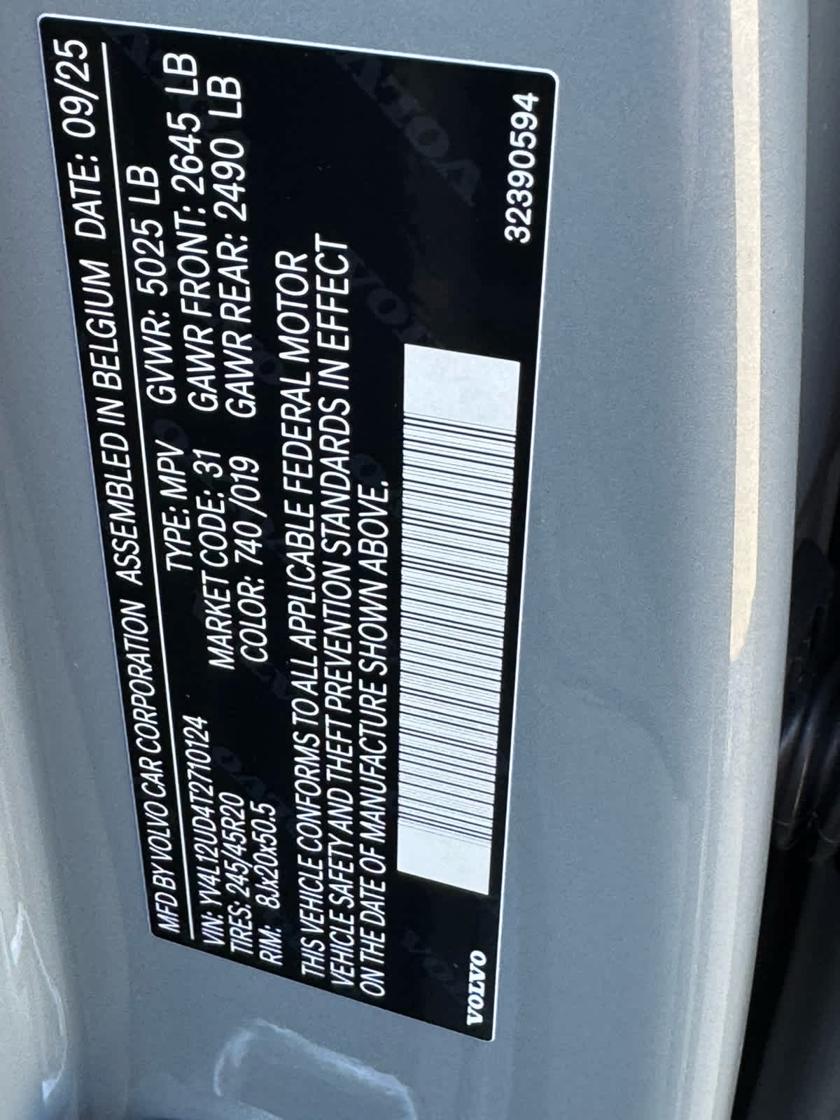 2026 Volvo XC40 Ultra Black Edition - Photo 21