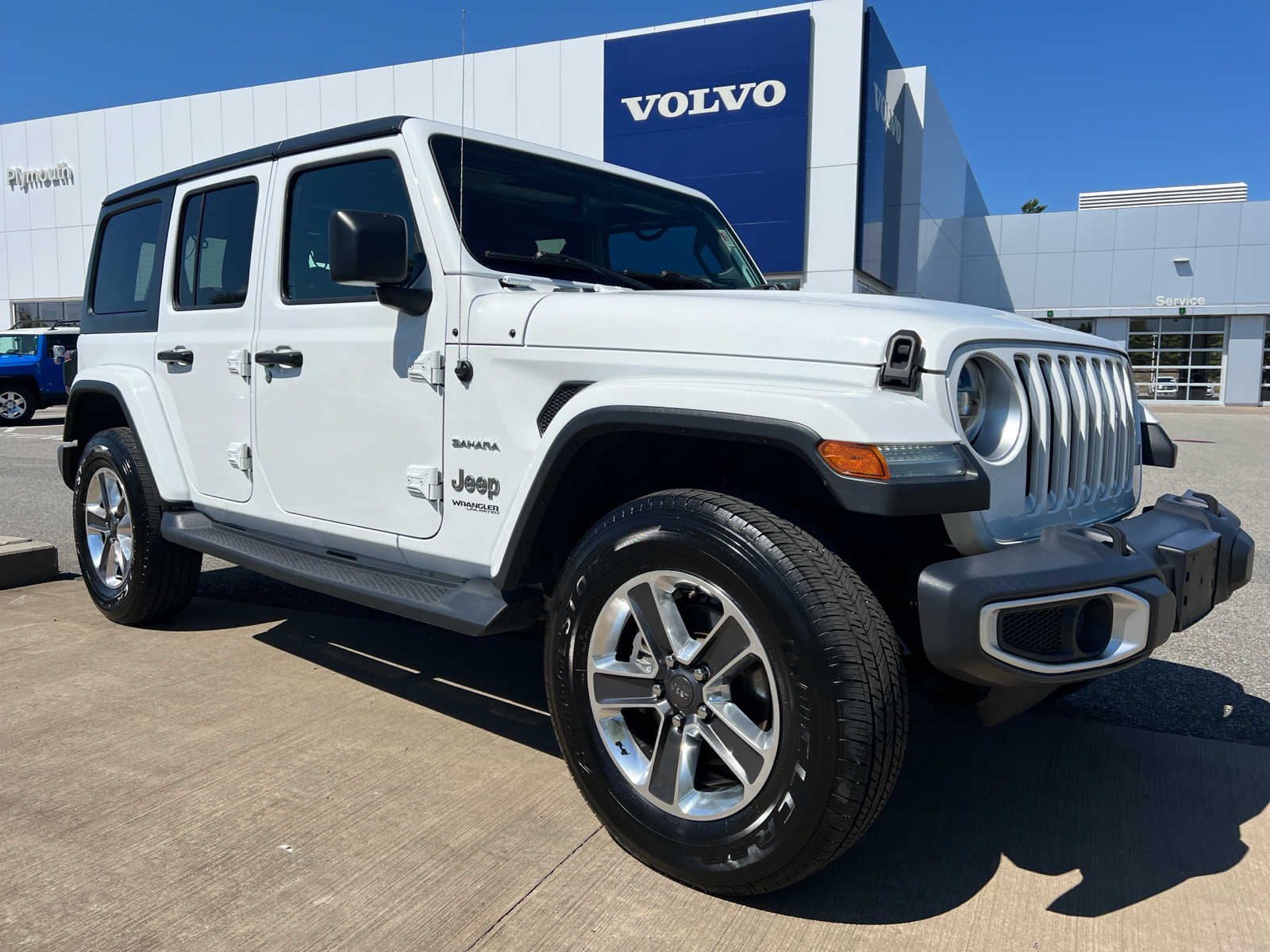 Used 2018 Jeep All-New Wrangler Unlimited Sahara with VIN 1C4HJXEG7JW112808 for sale in Plymouth, MA