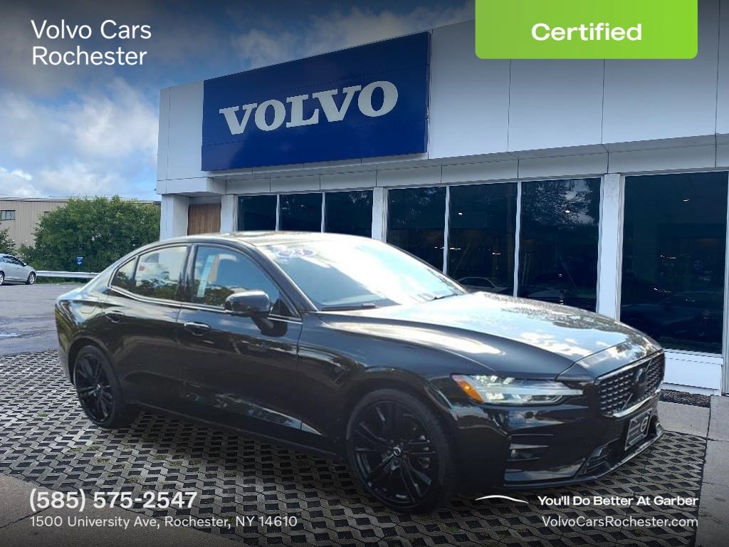 Certified 2023 Volvo S60 B5 AWD Plus Black Sedan