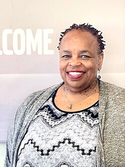 Staff member Florence Benjamin from ID_4f722b263a25