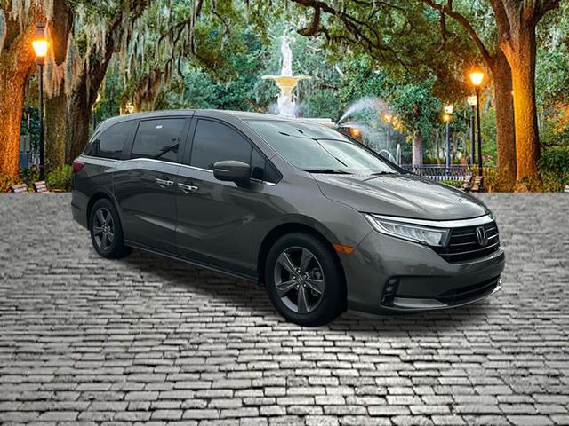 Used 2021 Honda Odyssey EX with VIN 5FNRL6H56MB019158 for sale in Savannah, GA