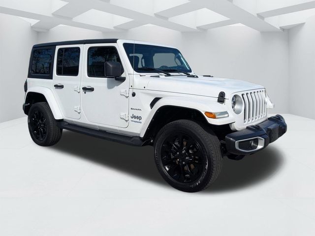 Used 2021 Jeep Wrangler Unlimited Sahara 4XE with VIN 1C4JJXP62MW835668 for sale in Savannah, GA