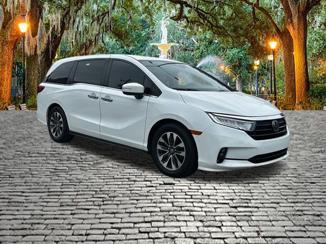 Used 2021 Honda Odyssey EX-L with VIN 5FNRL6H77MB035239 for sale in Savannah, GA