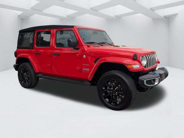 Used 2024 Jeep Wrangler 4xe Sahara 4XE with VIN 1C4RJXP66RW230336 for sale in Savannah, GA