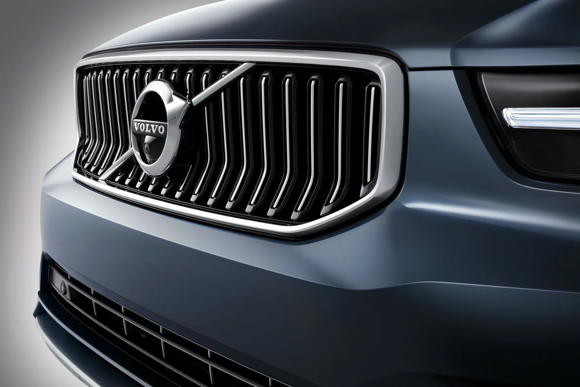 Fornt of a Volvo vehicle