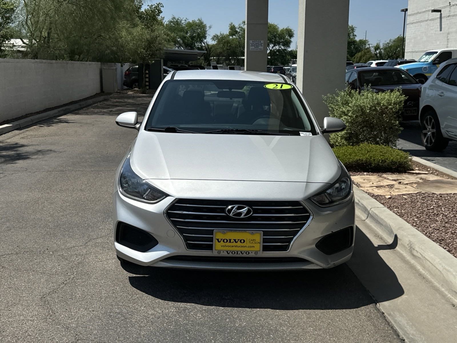 Used 2021 Hyundai Accent SE with VIN 3KPC24A60ME147188 for sale in Tucson, AZ