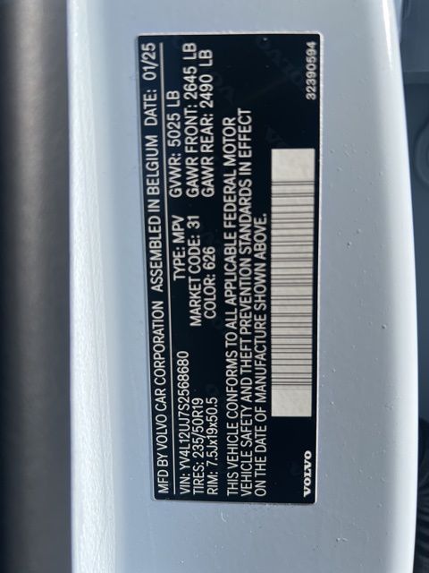 専用ページY176 New 2025 Volvo XC40 For Sale at Volvo Cars Tucson | VIN