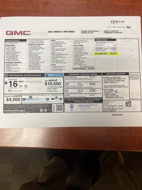 2025 GMC Yukon XL