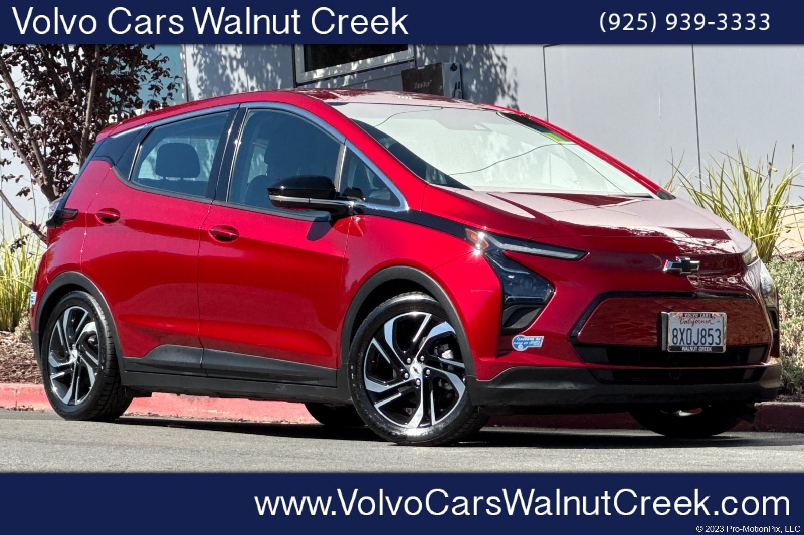 Used 2022 Chevrolet Bolt EV 2LT with VIN 1G1FX6S01N4101434 for sale in Walnut Creek, CA