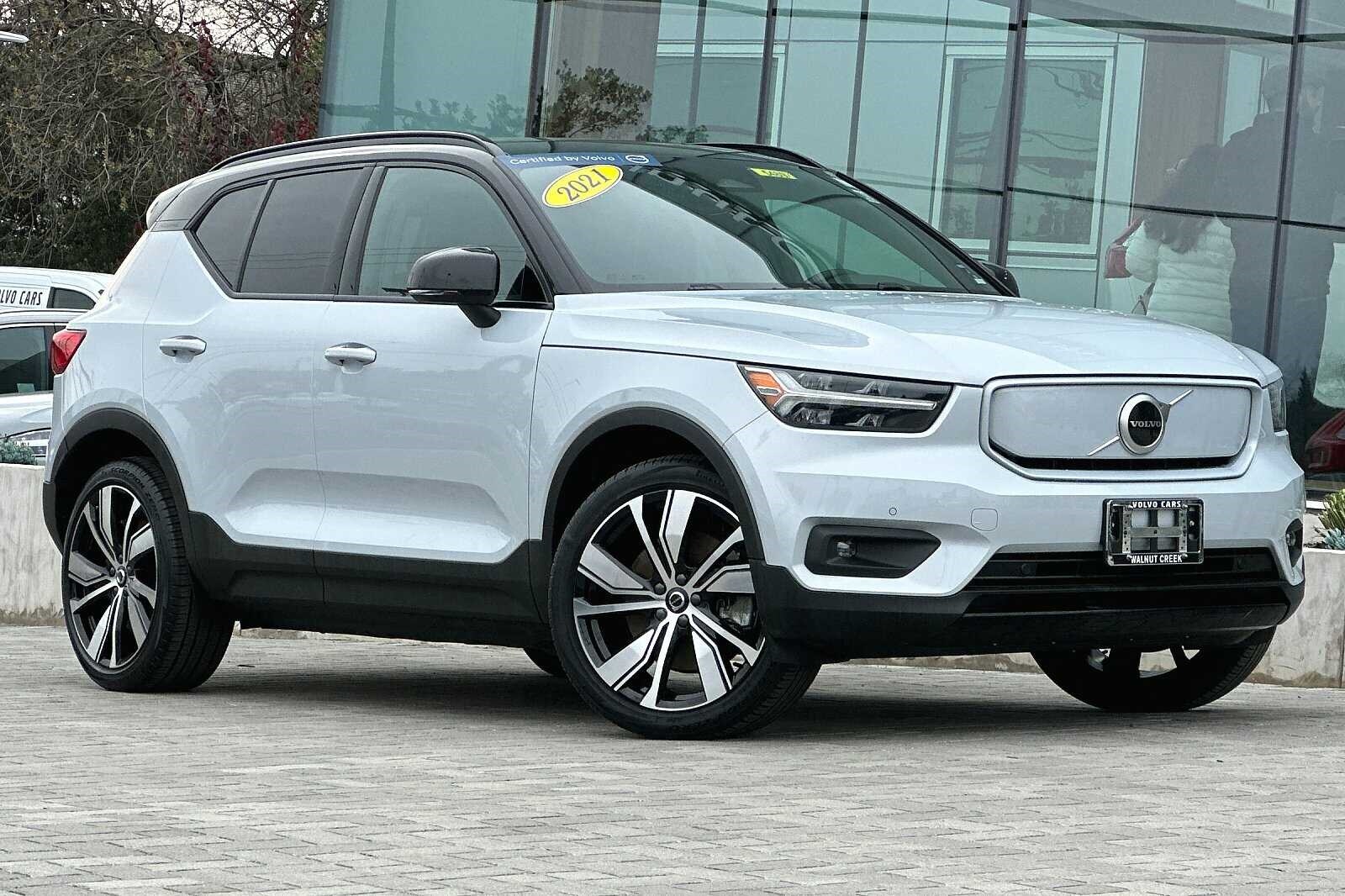 Certified 2021 Volvo XC40 Recharge with VIN YV4ED3UR0M2584220 for sale in Walnut Creek, CA