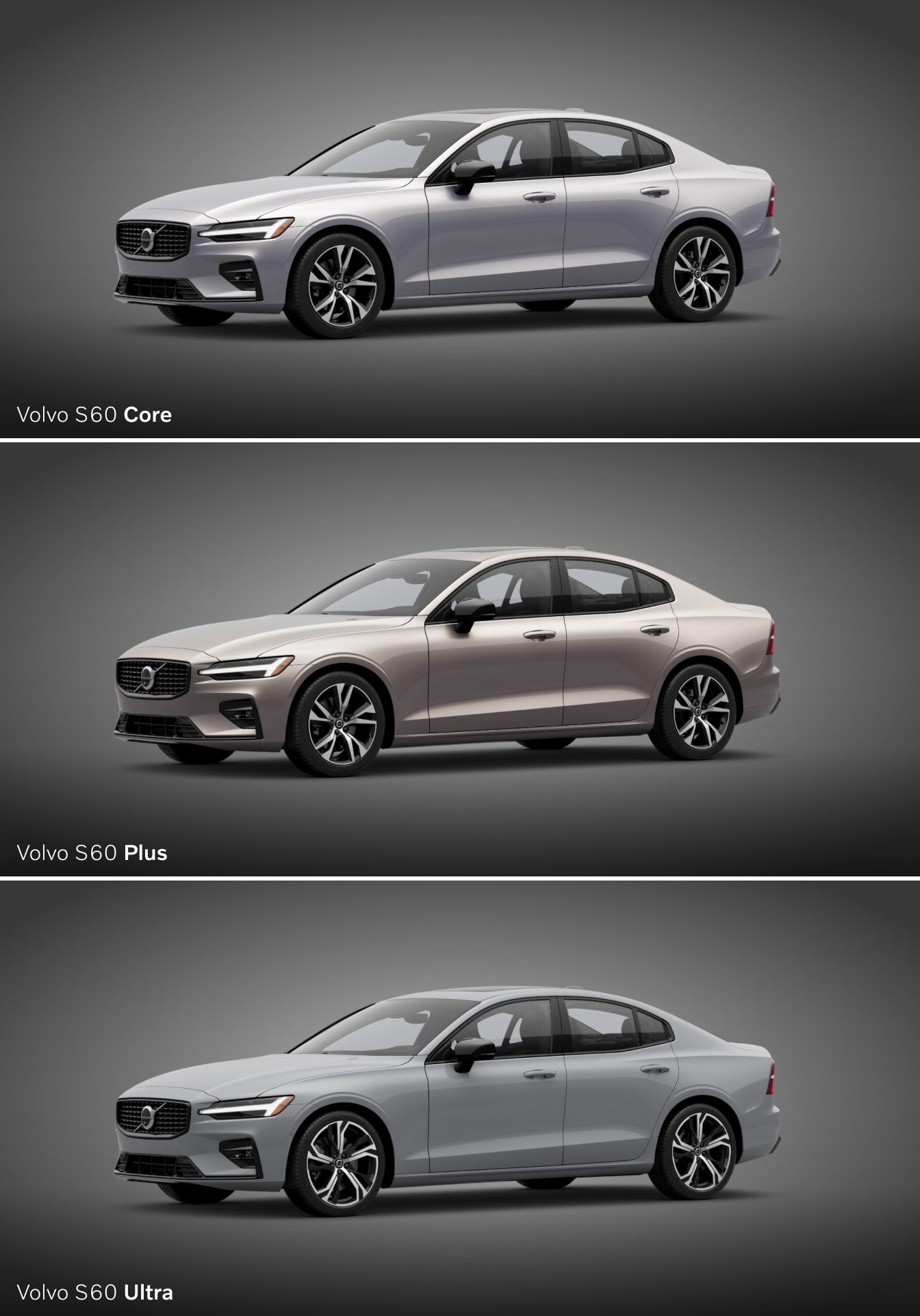 Volvo S60 Configurations & Trims
