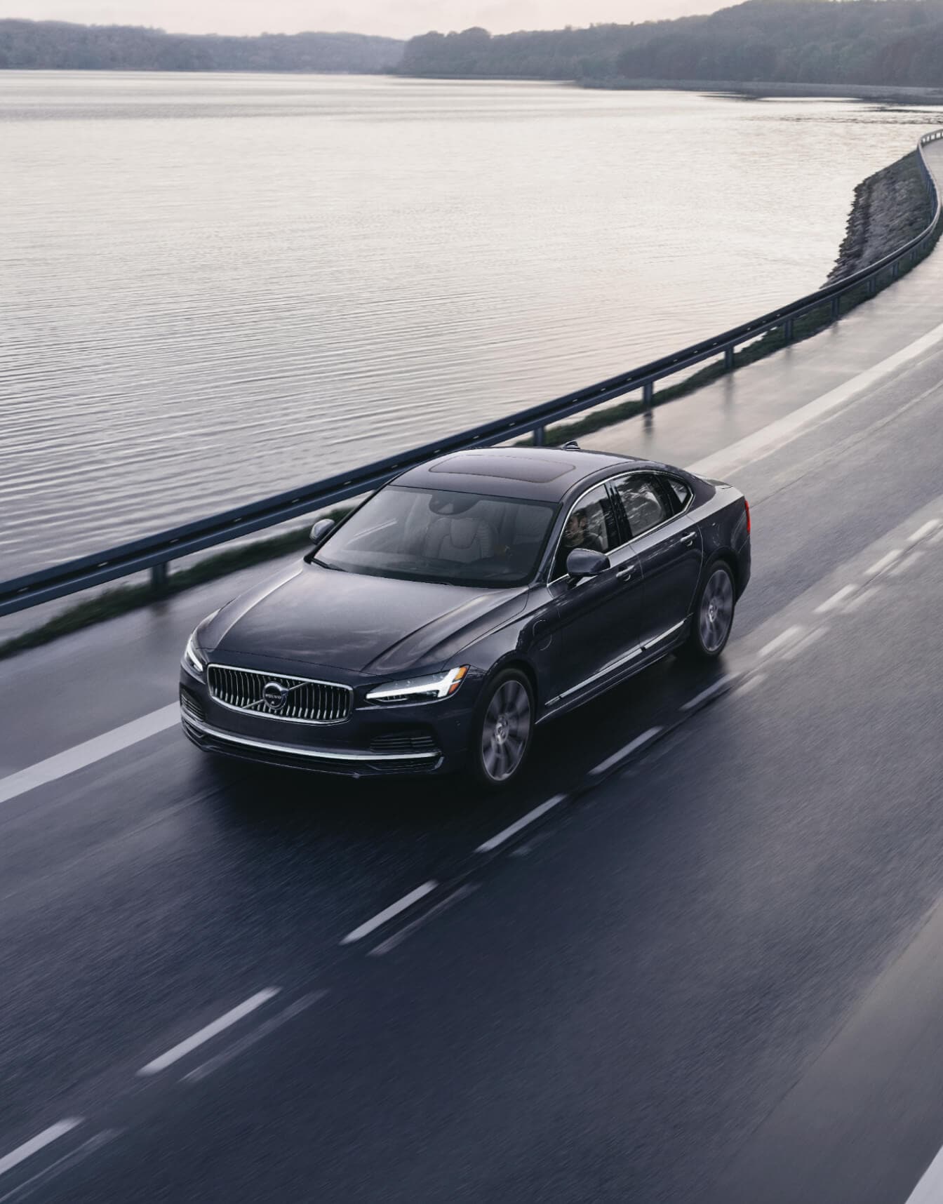 2024 Volvo S90 on Highway