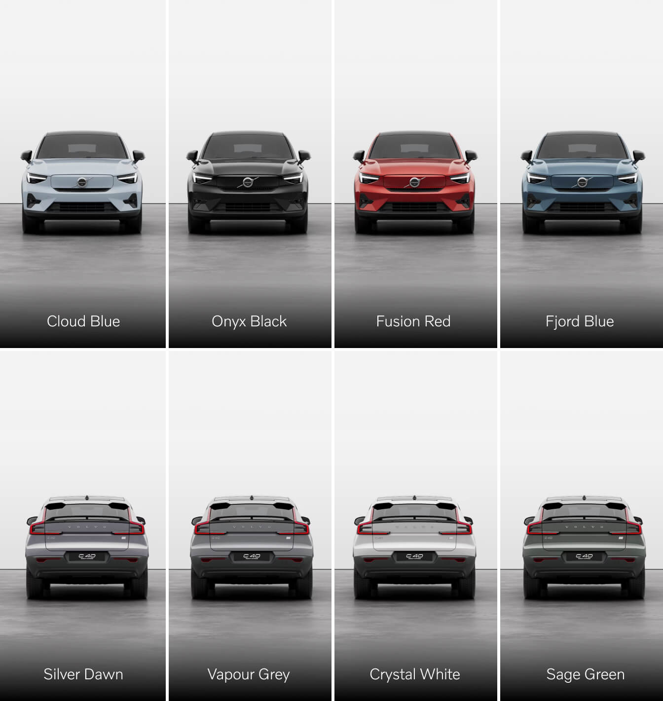2024 Volvo C40 Recharge Colors