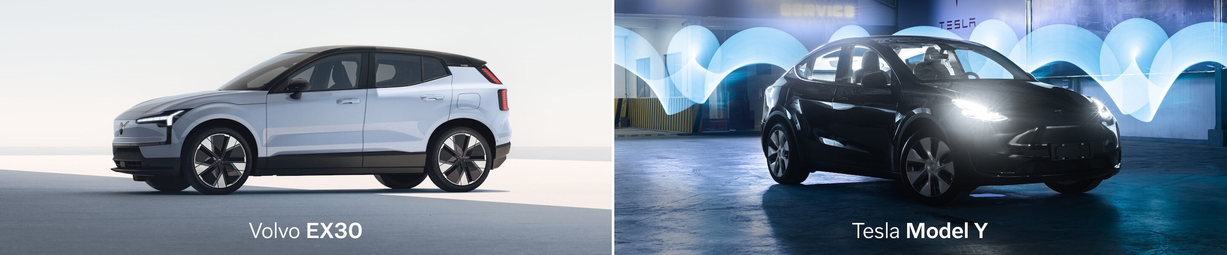 Volvo EX30 vs. Tesla Model Y