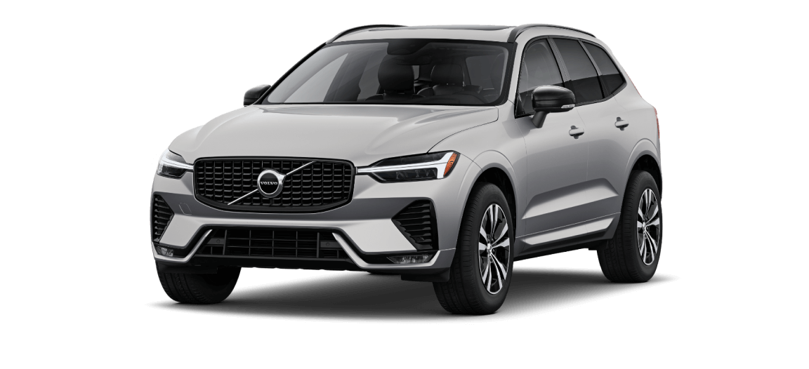 Volvo XC60 Exterior in Silver Dawn
