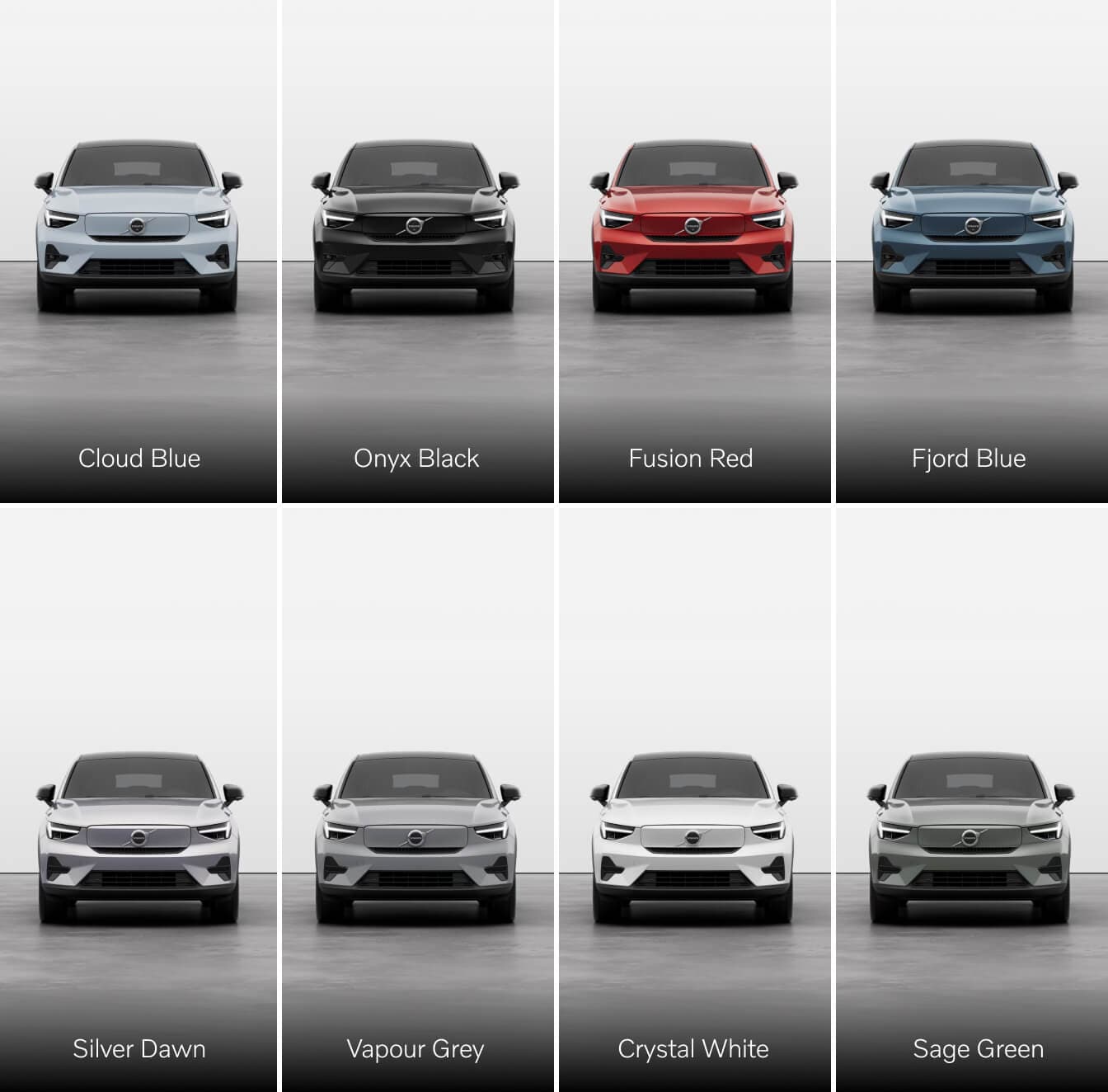 Volvo C40 Recharge Exterior Colors