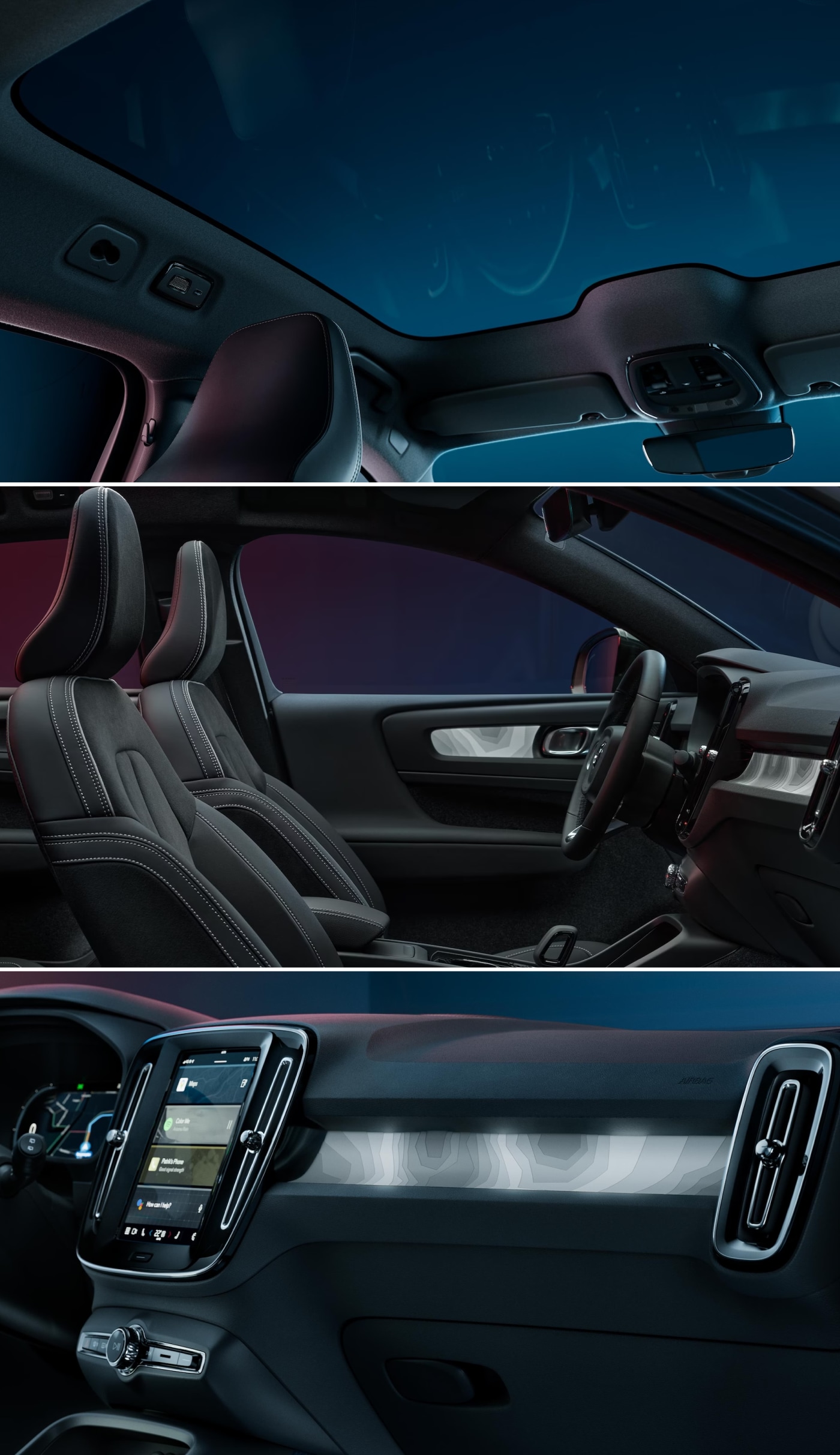 Volvo C40 Interior Options and Features