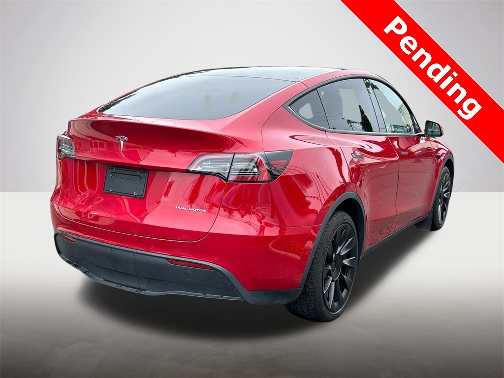 Used 2021 Tesla Model Y Long Range with VIN 5YJYGDEE8MF184489 for sale in Westport, CT