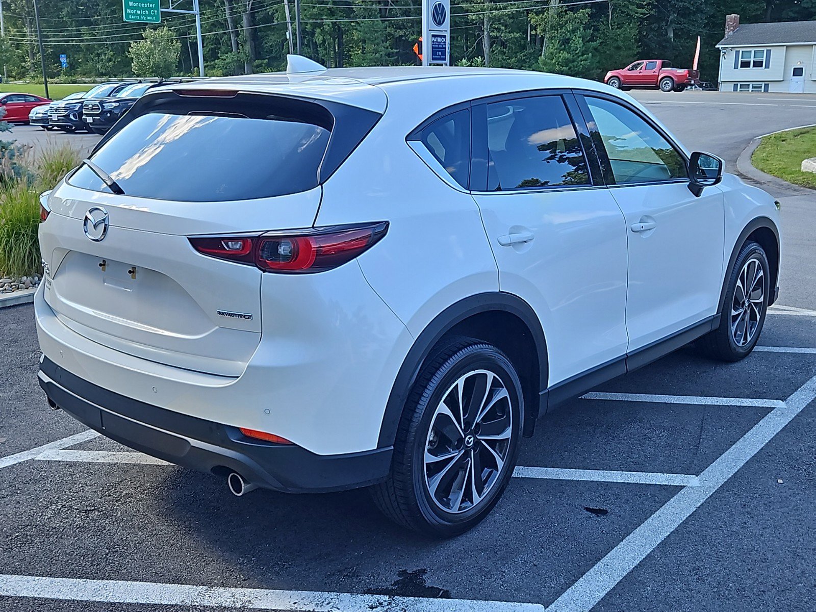 Used 2022 Mazda CX-5 S Premium Plus package with VIN JM3KFBEMXN1544805 for sale in Auburn, MA