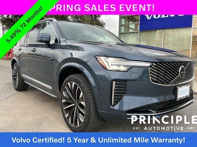 2025 Volvo XC90 Plug-In Hybrid T8 Plus I4 Hybrid Turbocharged DOHC 16V LEV3-SULEV30 AWD