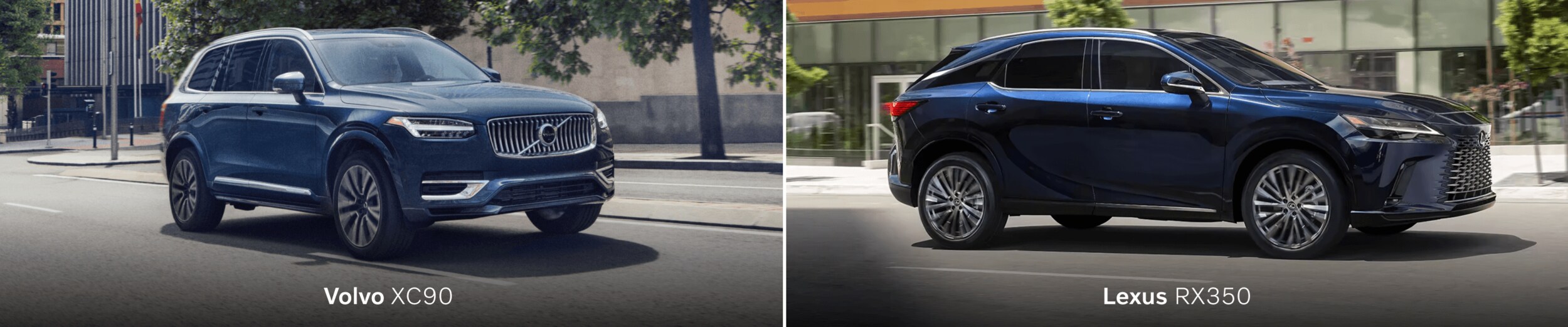 Volvo XC90 Vs. Lexus RX 350 Compare Your Next Luxury SUV