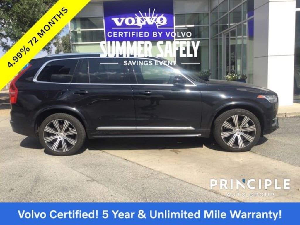Certified 2024 Volvo XC90 Recharge Plug-In Hybrid T8 Plus Bright Theme 7 Passenger SUV