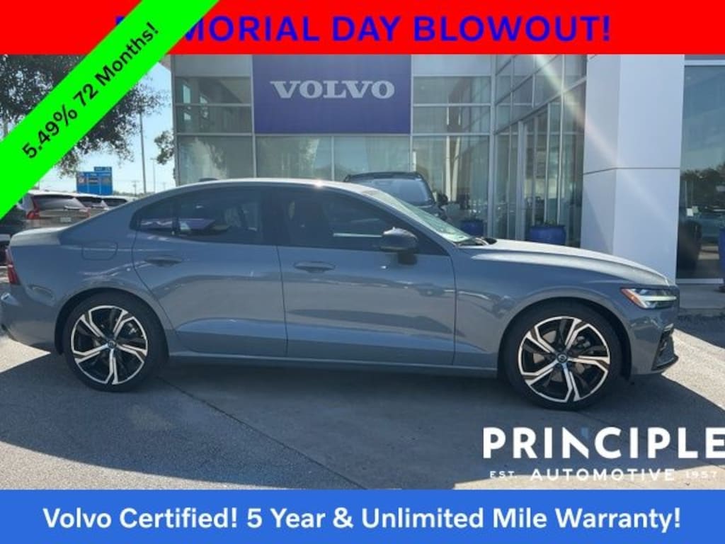 Certified 2023 Volvo S60 B5 Plus Dark Theme Sedan