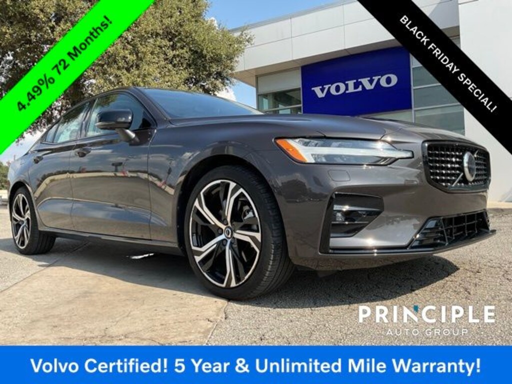 Certified 2023 Volvo S60 B5 Plus Dark Theme Sedan