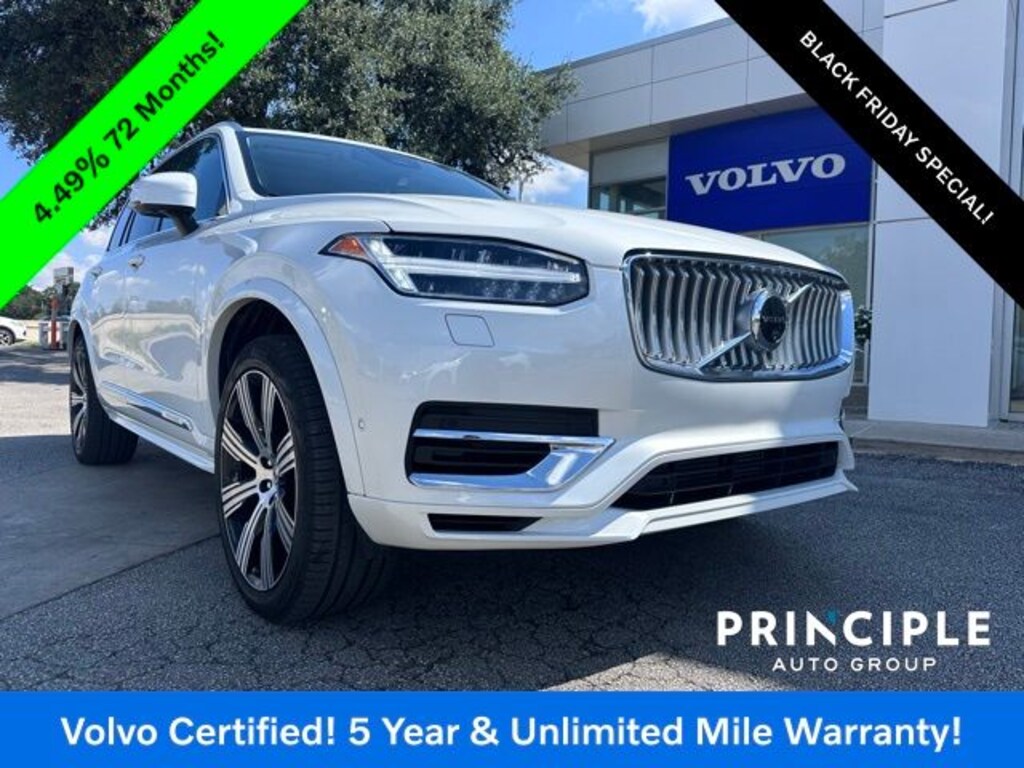 Certified 2024 Volvo XC90 Recharge Plug-In Hybrid T8 Plus Bright Theme 7 Passenger SUV