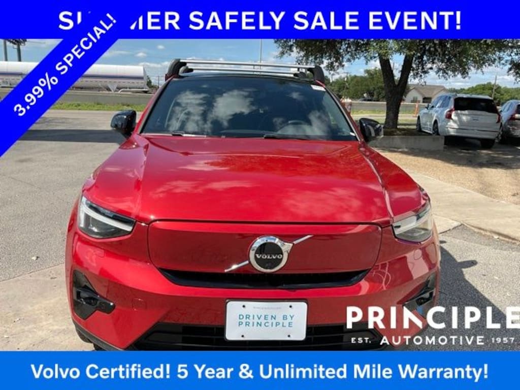 Certified 2023 Volvo C40 Recharge Pure Electric Ultimate SUV