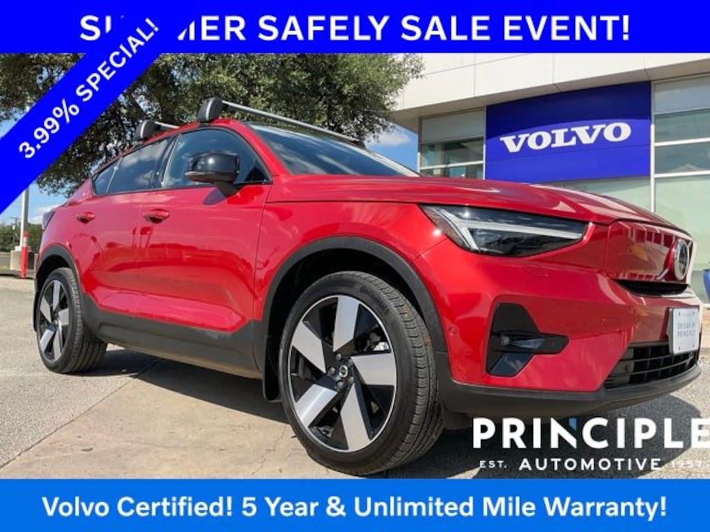 Certified 2023 Volvo C40 Recharge Pure Electric Ultimate SUV