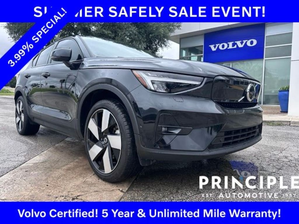 Certified 2023 Volvo C40 Recharge Pure Electric Ultimate SUV