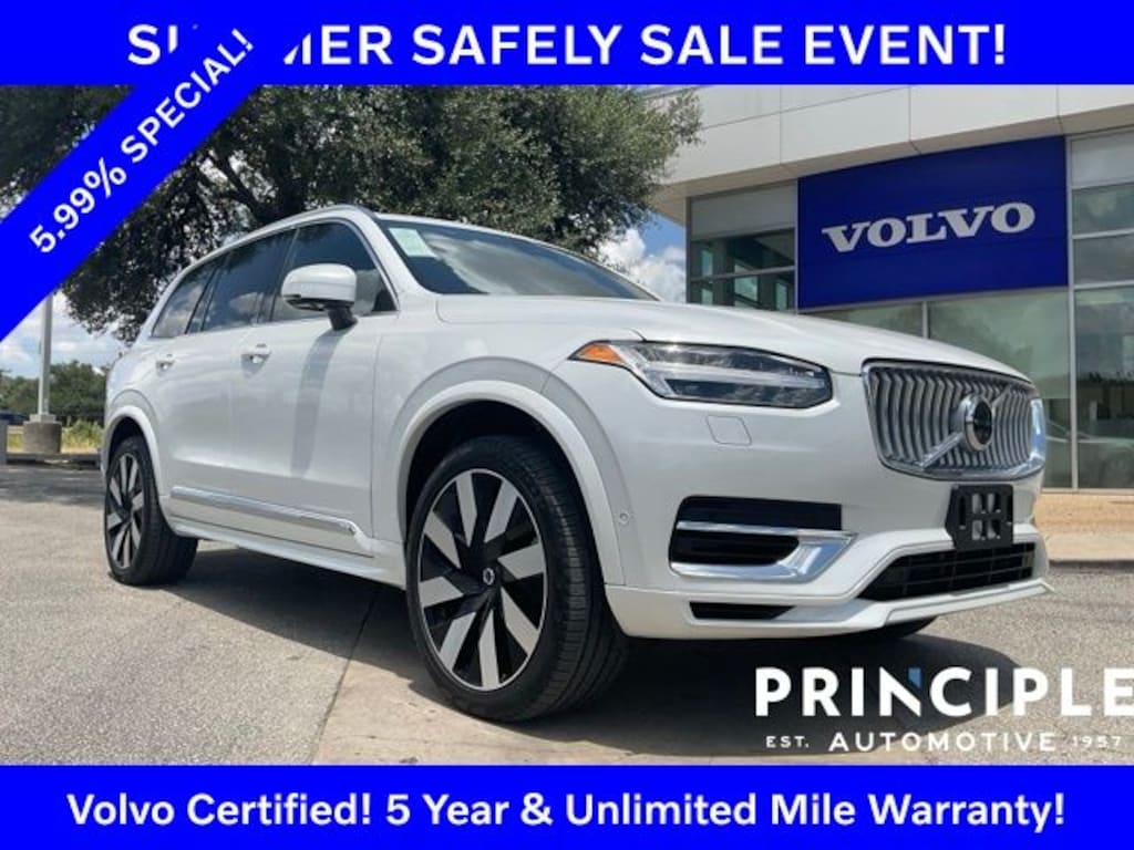 Certified 2023 Volvo XC90 Recharge Plug-In Hybrid Ultimate SUV
