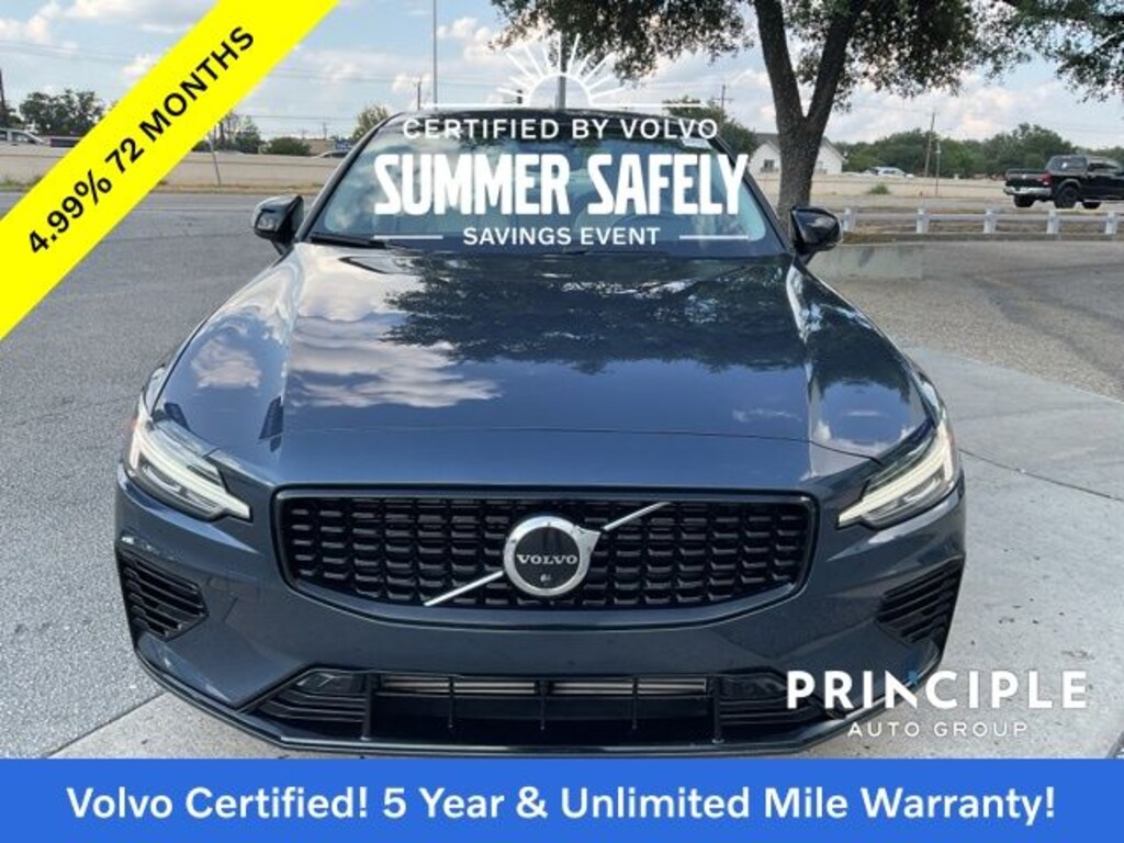 Certified 2023 Volvo S60 Recharge Plug-In Hybrid T8 Plus Dark Theme Sedan
