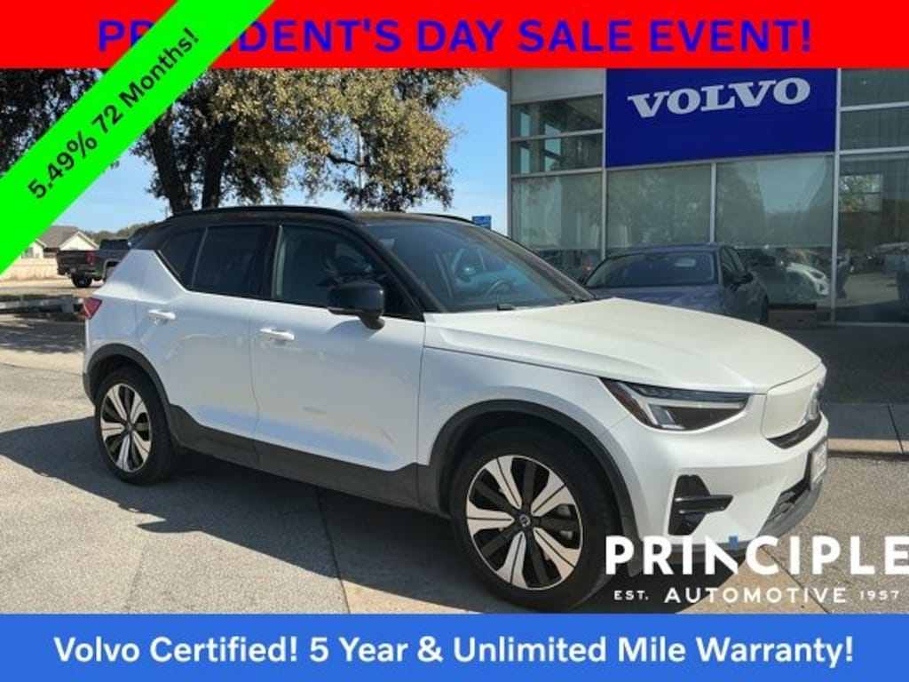 Certified 2023 Volvo XC40 Recharge Pure Electric Twin Core SUV