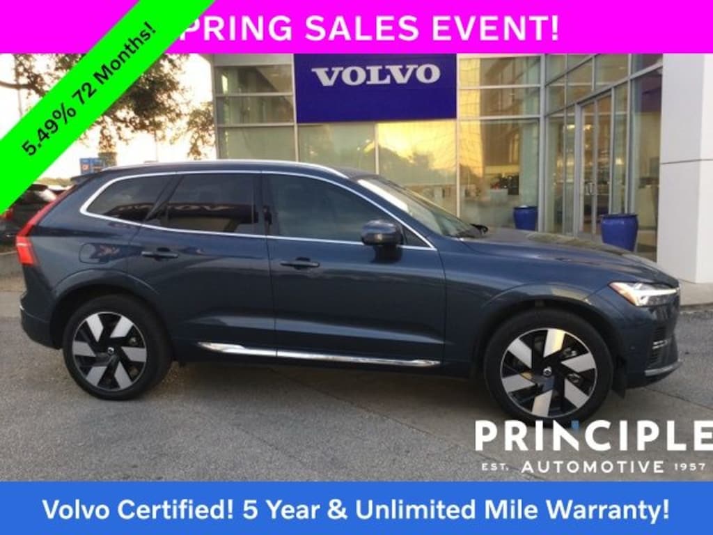 Used 2023 Volvo XC60 Recharge Plug-In Hybrid T8 Plus Bright Theme SUV