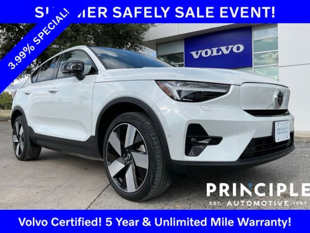 Certified 2023 Volvo C40 Recharge Pure Electric Ultimate SUV