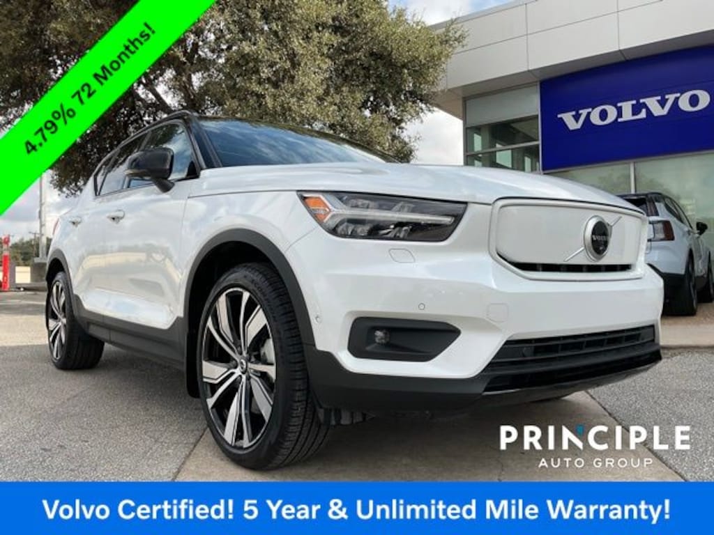 Certified 2022 Volvo XC40 Recharge Pure Electric P8 Plus SUV